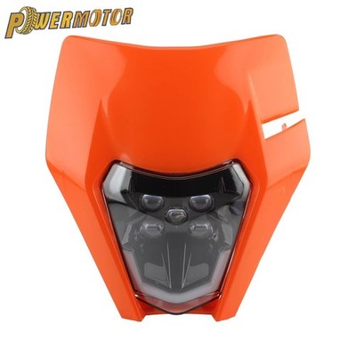 Motorcycle LED Headlight Plate for KTM EXC XC SX SXF 125-500 Dirt Bike