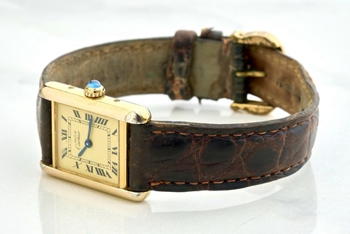 Cartier ‘Must De’ Tank Box & Papers ‘1992’ Ladies Vintage 24mm Watch, Serviced - Picture 17 of 21