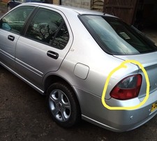ROVER 45 TAILLIGHT REAR NSR LIGHT 2005 BREAKING 4 SPARES PARTS 400 414 416 420