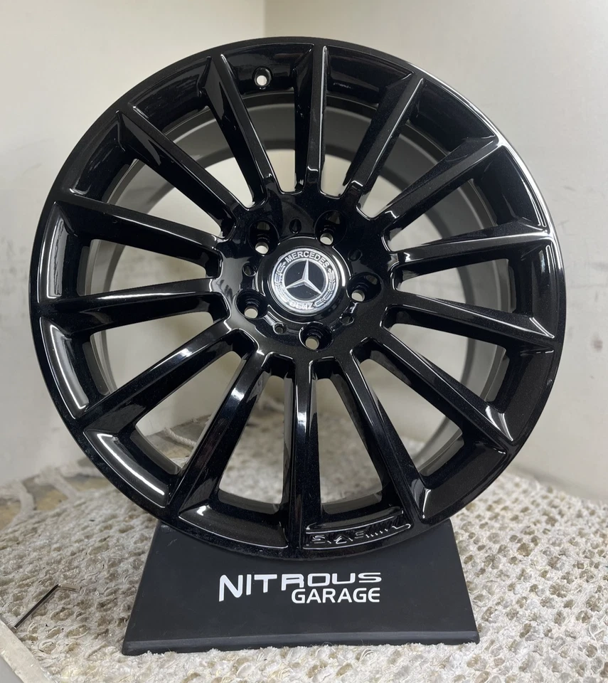 20" Mercedes Benz Factory OEM G550 G500 G55 AMG WHEELS RIMS BLACK 247A winter - Image 2 of 4