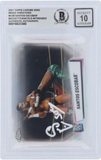 Santos Escobar WWE Signed 2021 Topps Chrome Image Variations #IV-28 BAS 10 Card