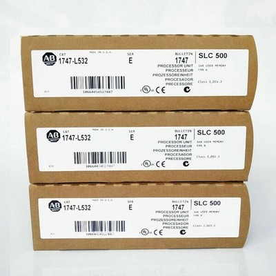 Factory Sealed AB 1747-L532 SER E SLC 500 5/03 CPU Processor Unit US Free Tax