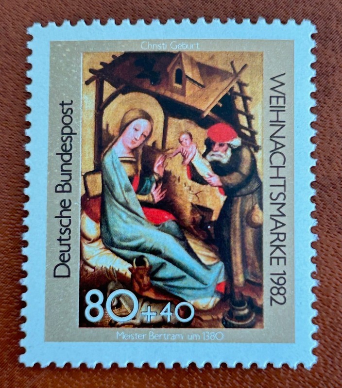Germany 1982 Christmas Stamp, Scott B604 Mint NH