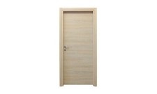 Porta Interna a Battente 90x210cm in MDF Rovere Sbiancato Microtec Effebiquattro