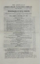 Prospectus / AUSTRALIAN DIRECT STEAM NAVIGATION COMPANY VIA PANAMA