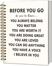 Inspirational Notebook Journal,Motivational Journal Notebook Gifts for Kids,Befo