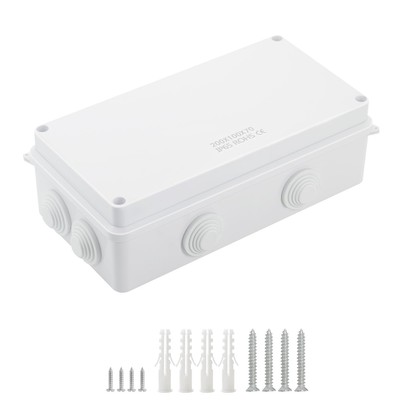ABS Plastic Dustproof Waterproof IP65 Junction Box Universal Electrical Proje...