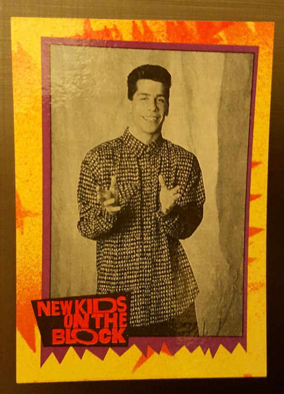 Did You Know... Danny Wood New Kids on the Block Topps 1 trading card #50