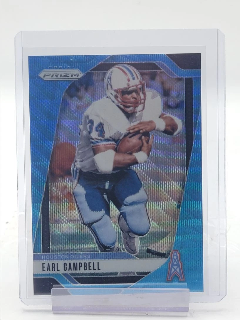 EARL CAMPBELL 2024 PANINI PRIZM FOOTBALL BLUE WAVE OILERS /230 Q4236