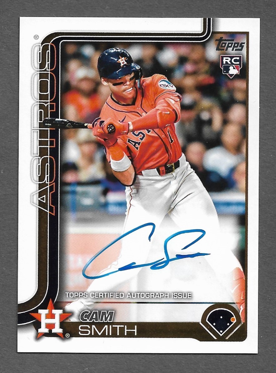 2025 Topps Update Series #US298 Cam Smith RC Autograph card Real One AUTO ROOKIE