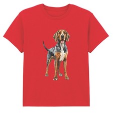 Coonhound Dog Hounds Animals Unisex Kids T-Shirt Pet Graphic Tee