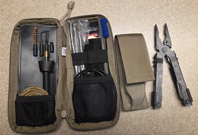 Open Box OTIS 5.56MM Cleaning Kit Gerber MP600 Multi-Tool 1005-01-624-1673 Usa