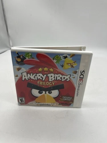 Angry Birds Trilogy Game (Nintendo 3DS, 2012) Complete CIB Tested - FREE SHIP!