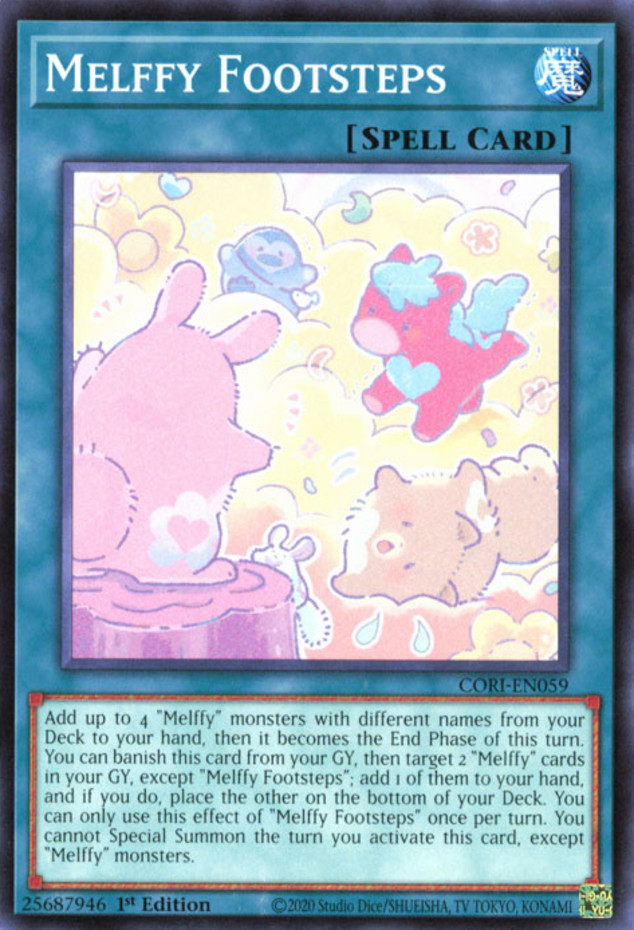 Melffy Footsteps - CORI-EN059 - Common - 1st Edition Near Mint Chaos Origins MTG