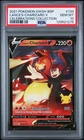 2021 POKEMON SWSH BLACK STAR PROMO #133 LANCE'S CHARIZARD V PSA 10