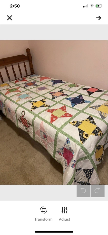 Edredón Full Twin Friendship Star Foto 3 de 3