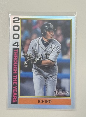 2025 Topps Heritage Ichiro Suzuki 2004 Through the Years Holographic