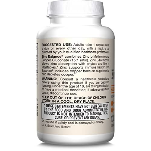 Jarrow Formulas Zinc Balance 15 mg - 100 Servings (Veggie Caps) - Zinc with thumbnail 10