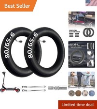 2 Pack 80/65-6 Scooter Inner Tube, 255x80 10x2.5 Inner Tube, 10 inch Tire  f...