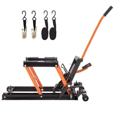 Motorcycle Hydraulic Pump Jack 1500 LBS ATV Dirt Street Bike Stand Lift Tool