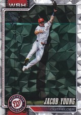 2026 Topps #210 Jacob Young Diamante Foil Washington Nationals