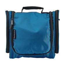 Hanging Toiletry Bag Travel Toiletry Organizer for Cosmetics Makeup Blue