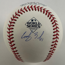 Cody Bradford Signed 2003 World Series MLB Baseball w/ Beckett Holo