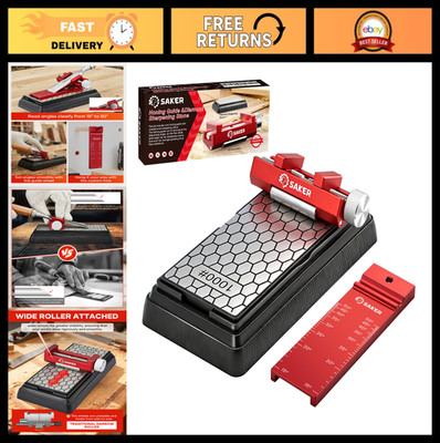 Precision Chisel Sharpening Jig - Woodworking Tool for Blade Restoration & Stone