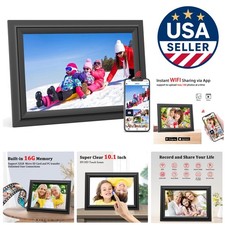 High Definition 10.1” Digital Picture Frame with 16GB Memory & Easy WiFi...