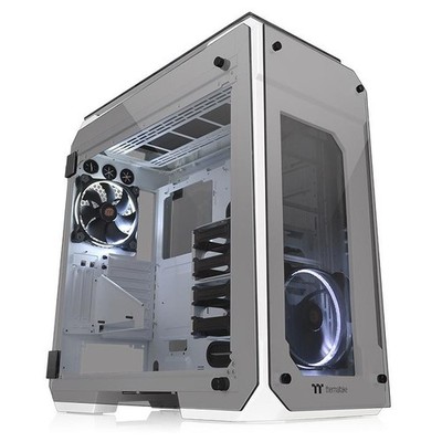Case View 71 Riing Tempered Glass E-ATX Full Tower - Snow Edition Thermaltake