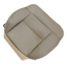 Front Passenger Side Bottom Replacement Seat Cover Beige Tan Microfiber