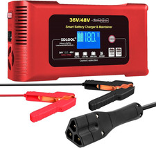 Lithium Battery Charger 36V 18A and 48V 13A Golf Cart Charger, Smart Trickle Cha