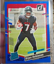 Panini Donruss Rated Rookie Press Proof Blue #305 Bijan Robinson Falcons NFL