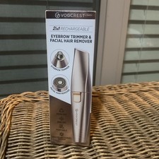 VG Vogcrest 2 in 1 Rechargeable Eyebrow Trimmer  Facial Hair Remover