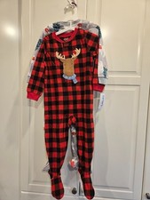 Carters Holiday Christmas Sleeper Pajamas - 2 Pack - Size 3T -NEW
