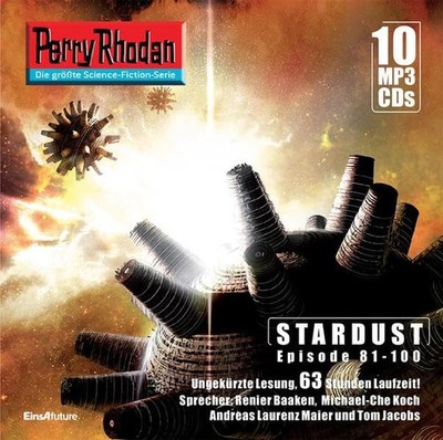 Perry Rhodan Sammelbox Stardust-Zyklus 5 Episode 81-100 (10 MP3-CDs)