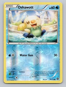 Reverse Holo Oshawott #30/114 Common XY - Steam Siege Pokemon
