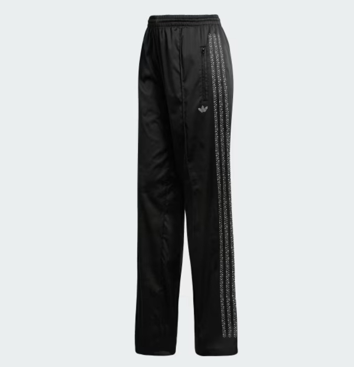 Adidas PEARL FIREBIRD Loose Track Pant Black White | size L