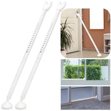 2 Pack Door Security Bar, Heavy Duty Metal Door Stoppers Security Patio Bars,...