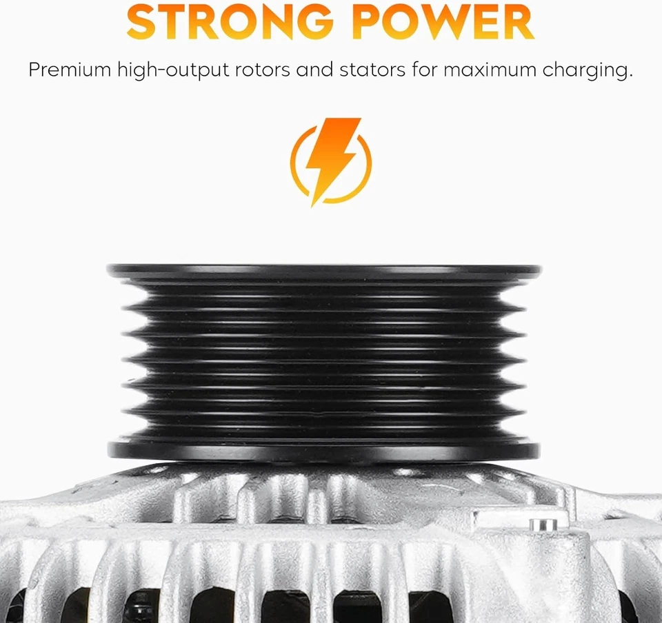 Alternador para Chevy Malibu 2008-2012 GMC Terrain 13-16 Saturn Vue Aura 08-10 Foto 2 de 4