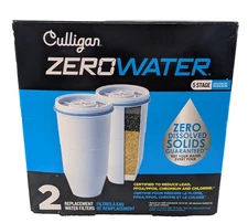 2 Pack Zero Water 5 Stage Advanced Filtration Replacement Water Filters ZR-017