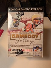 2013 Press Pass Gameday Gallery Football Factory Sealed Blaster Box-AUTOGRAPH RC