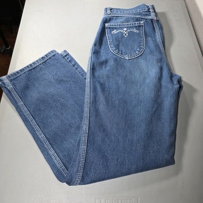 Vintage 1980s Jeans Britannia Cotton Denim Straight Leg Size 12