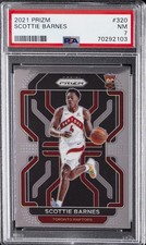 2021 PANINI PRIZM #320 SCOTTIE BARNES ROOKIE RC PSA 7