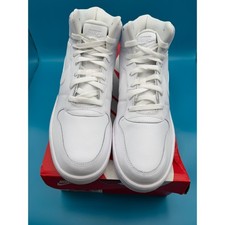 Nike Ebernon Mid Mens Size 12.5 White Excellent Retro Basketball Sneakers