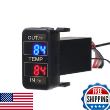 Car Inside Outside Thermometer - Fahrenheit Dual Temp Display Gauge Car Inside Outside Thermometer - Fahrenheit Dual Temp Display Gauge