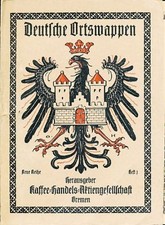Deutsche Ortswappen. Neue Reihe Heft 1. Hupp, Otto: