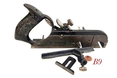#ad old STANLEY TOOLS 78 RABBET woodworking plane w fence $60.00