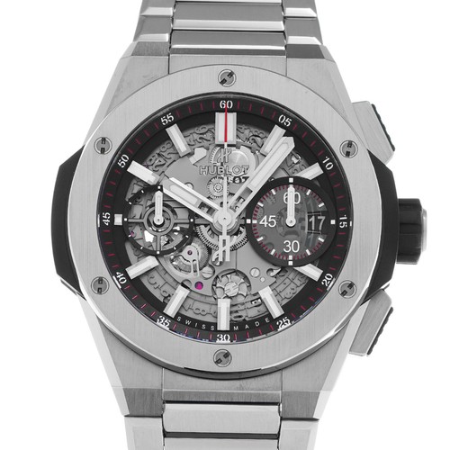 Hublot Big Bang 451.NX.1170.NX 42mm Titanium Skeleton, Black W...