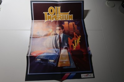 Oil Imperium reLINE Software Poster Amiga Atari ST PC Spectrum C64 Amstrad Apple
